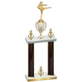 Double Black Glacier Victory Karate Trophy