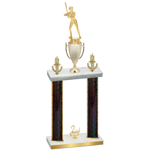 Double Black Glacier Second Place Softball Trophy
