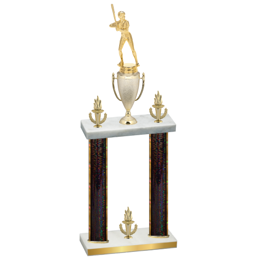Double Black Glacier Victory Softball Trophy