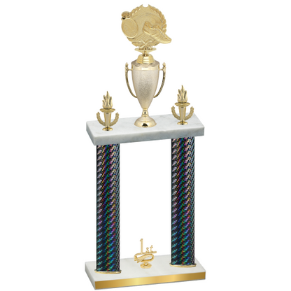 Double Black Carbon Fiber First Place Running Trophy