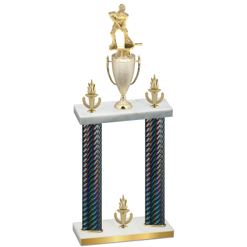 Double Black Carbon Fiber Victory Hockey Trophy