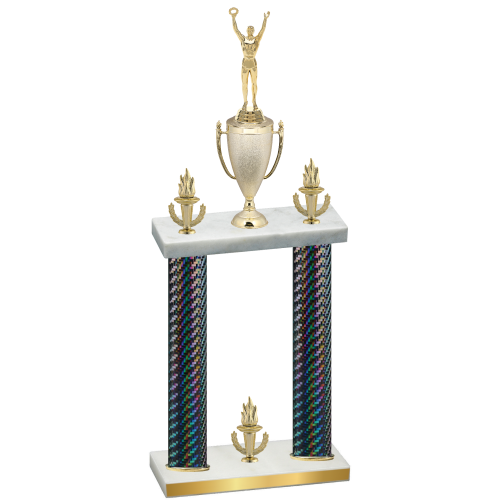 Double Black Carbon Fiber Victory Victory Trophy