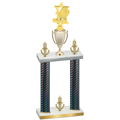 Double Black Carbon Fiber Victory Pickleball Trophy