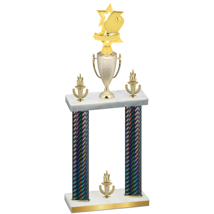 Double Black Carbon Fiber Victory Pickleball Trophy