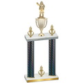 Double Black Carbon Fiber Victory Holiday Trophy