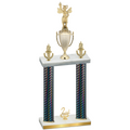 Double Black Carbon Fiber Second Place Academics Trophy
