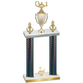 Double Black Carbon Fiber Second Place Academics Trophy