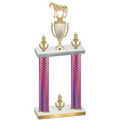 Double Pink Carbon Fiber Victory Horses Trophy