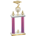 Double Pink Carbon Fiber Year Cars Trophy