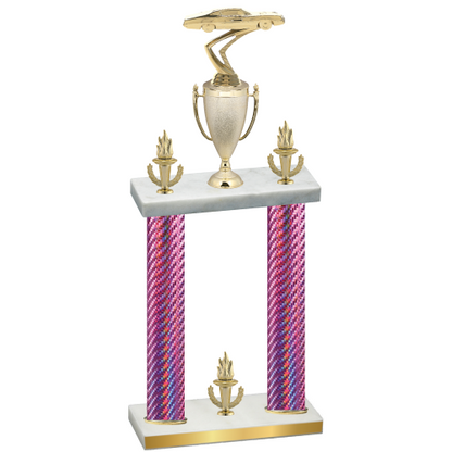 Double Pink Carbon Fiber Victory Cars Trophy