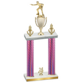 Double Pink Carbon Fiber Year Shooter Trophy