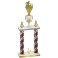 Double Flag USA Third Place Rugby Trophy