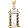 Double Flag USA Victory Swimming Trophy