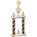 Double Flag USA Victory Insert Trophy