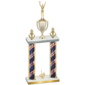 Double Flag USA First Place Victory Trophy