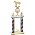 Double Flag USA Second Place Horses Trophy