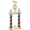 Double Flag USA Second Place Horses Trophy