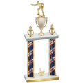 Double Flag USA Third Place Shooter Trophy