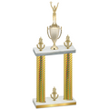 Double Gold Carbon Fiber Victory Victory Trophy