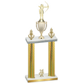 Double Gold Carbon Fiber Year Archery Trophy