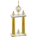 Double Gold Carbon Fiber Victory Chess Trophy