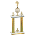 Double Gold Carbon Fiber Victory Academics Trophy