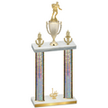 Double Silver Glacier First Place Rugby Trophy