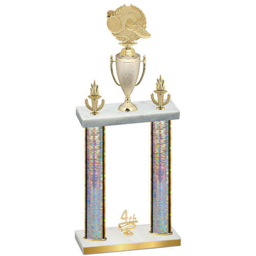 Double Silver Glacier Fourth Place Running Trophy