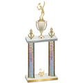 Double Silver Glacier Second Place Tennis Trophy