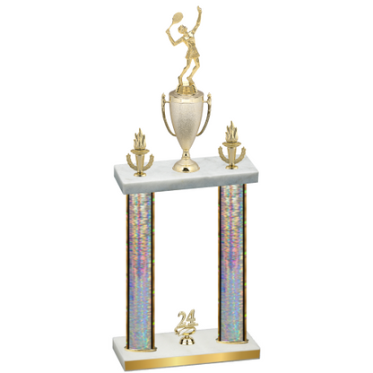 Double Silver Glacier Year Tennis Trophy