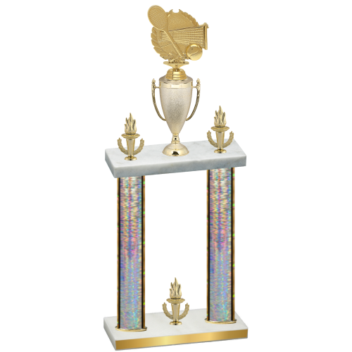 Double Silver Glacier Victory Tennis Trophy