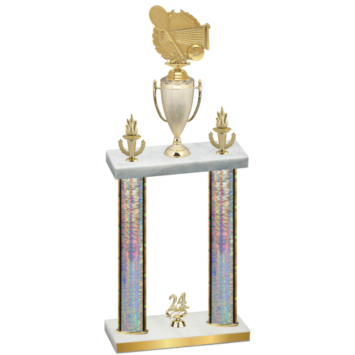 Double Silver Glacier Year Tennis Trophy