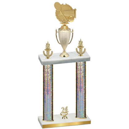 Double Silver Glacier Year Tennis Trophy