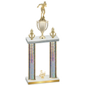 Double Silver Glacier Third Place Swimming Trophy