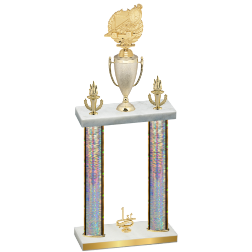 Double Silver Glacier First Place Swimming Trophy