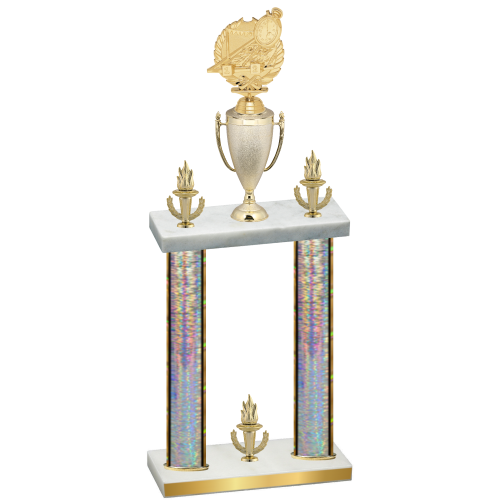 Double Silver Glacier Victory Swimming Trophy