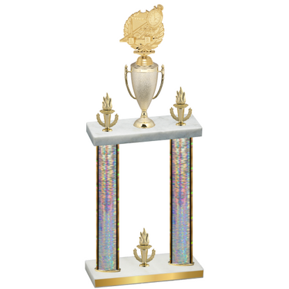 Double Silver Glacier Victory Swimming Trophy