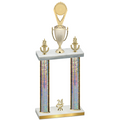 Double Silver Glacier Year Insert Trophy