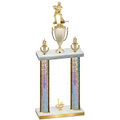 Double Silver Glacier First Place Hockey Trophy
