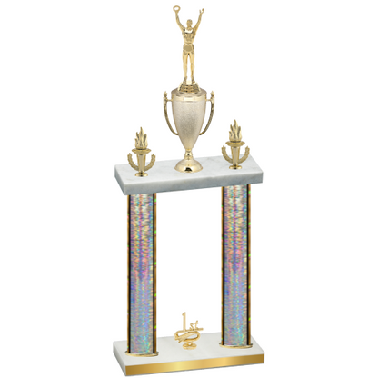 Double Silver Glacier First Place Victory Trophy