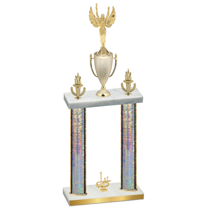 Double Silver Glacier First Place Victory Trophy