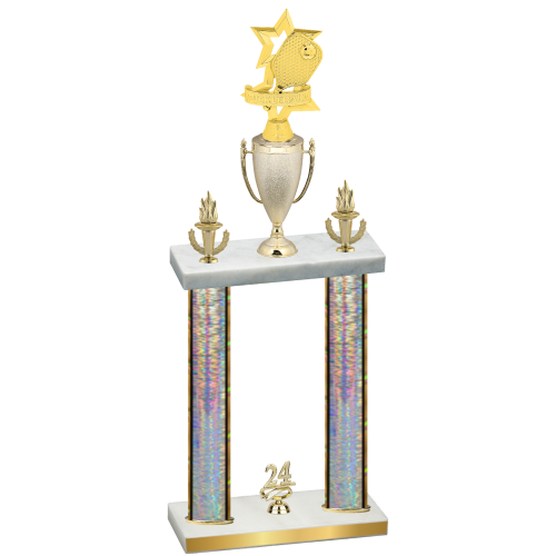 Double Silver Glacier Year Pickleball Trophy