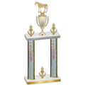 Double Silver Glacier Victory Horses Trophy