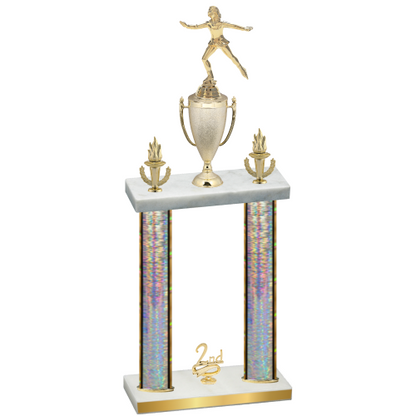 Double Silver Glacier Second Place Skater Trophy
