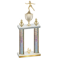 Double Silver Glacier Fourth Place Skater Trophy