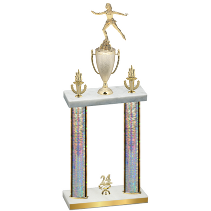 Double Silver Glacier Year Skater Trophy