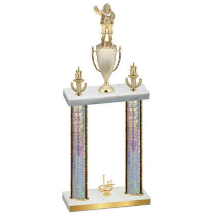 Double Silver Glacier First Place Holiday Trophy