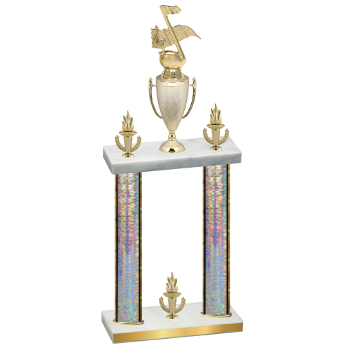 Double Silver Glacier Victory Music Trophy