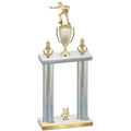 Double Silver Carbon Fiber Year Shooter Trophy
