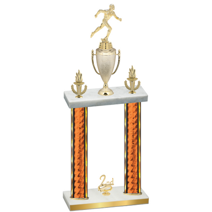 Double Orange Glacier Second Place Running Trophy